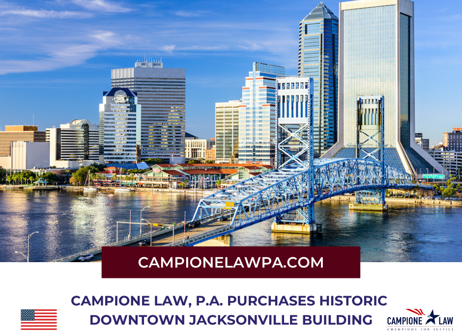 Campione Law, P.A. Purchases Historic Downtown Jacksonville Building