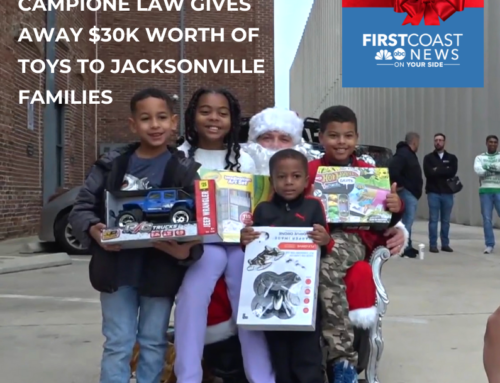 Campione Law gives away $30K worth of toys to Jacksonville families