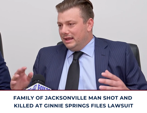 Family of Jacksonville man shot and killed at Ginnie Springs files lawsuit.