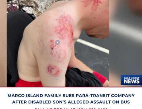 ﻿Marco Island family sues para-transit company after disabled son’s alleged assault on bus