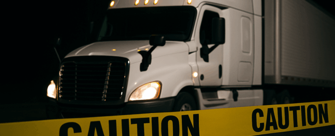 Florida Highway Patrol cruiser responding to fatal truck crash near Bowden Road on I 95 in Jacksonville