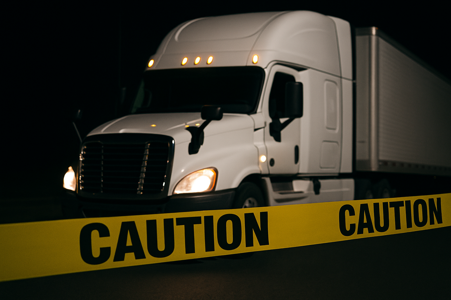 Florida Highway Patrol cruiser responding to fatal truck crash near Bowden Road on I 95 in Jacksonville