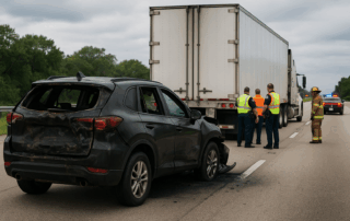 Emergency responders investigating semi-truck crash on Florida’s Turnpike near Yamato Road in Palm Beach County