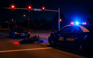 Jacksonville police investigate fatal motorcycle crash at Town Center Parkway and Tropea Way