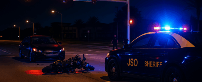 Jacksonville police investigate fatal motorcycle crash at Town Center Parkway and Tropea Way
