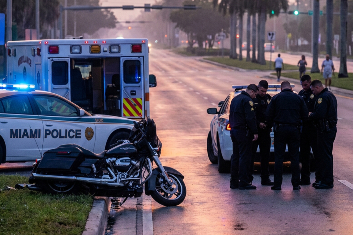 Tragedy in Miami Beach: Police Officer Killed in Fatal Motorcycle Crash ...